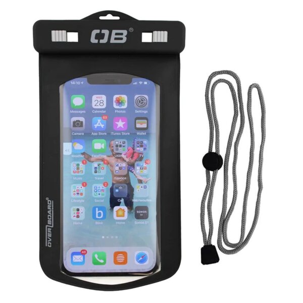 Overboard waterproof Phone case LARGE Black
