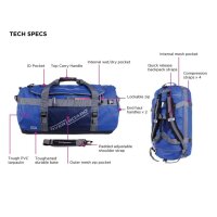 OverBoard wasserdichte Duffel Bag 90 Lit ADV Blau